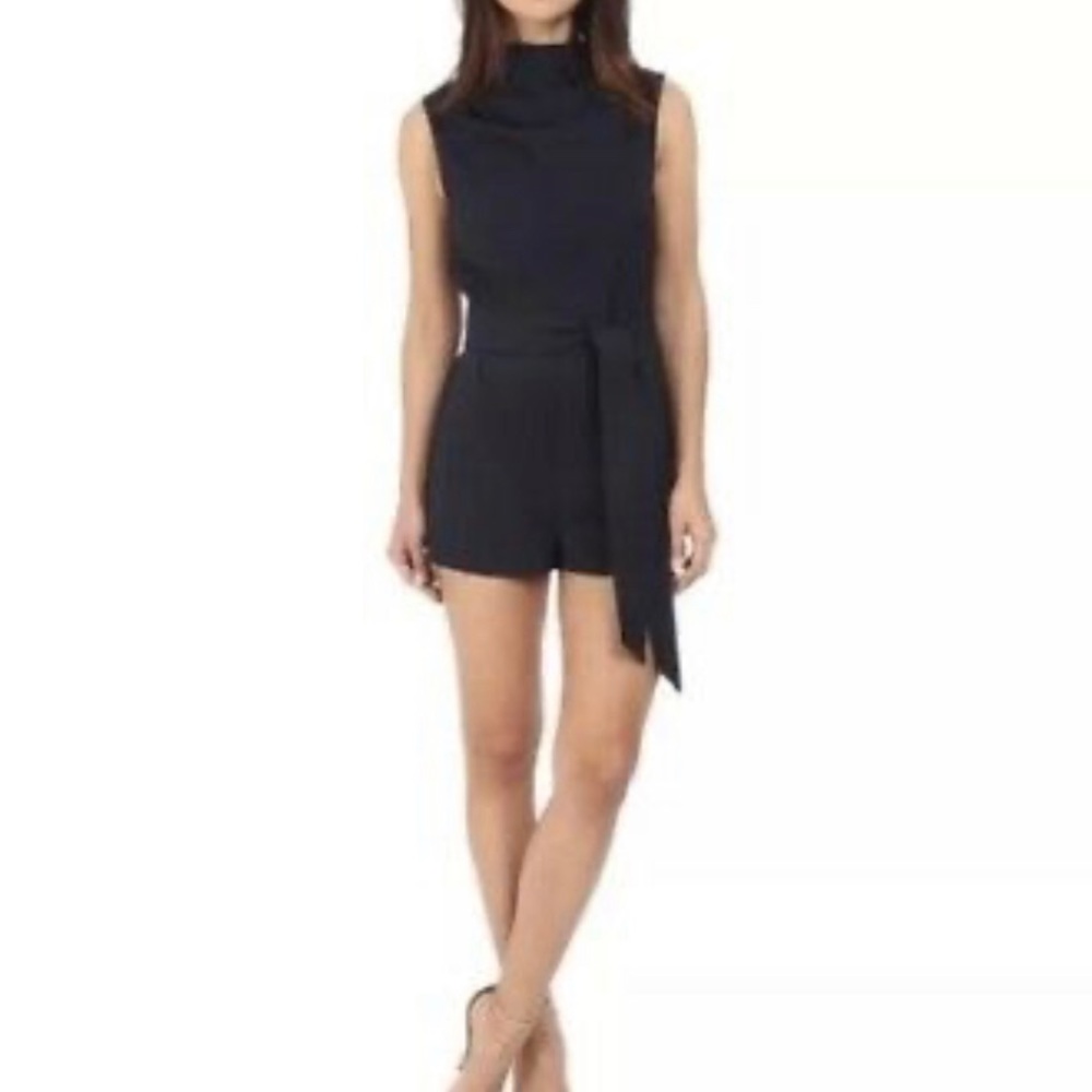 KEEPSAKE - Essence Playsuit Navy Blue Romper